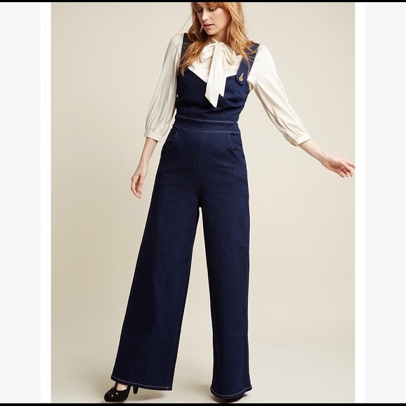 Modcloth Denim - 💕Retro Sweetheart Overalls💕
